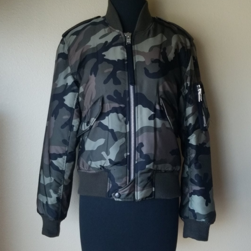 SAM. NY~ Carly Camo Bomber Jacket